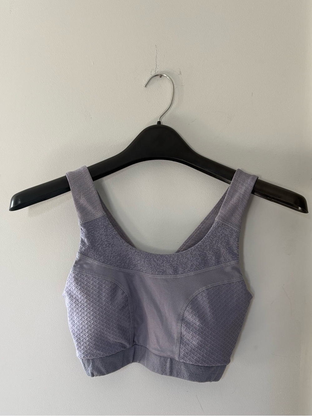 GYMSHARK | True Texture Lavender/ Steel Blue Sports bra Sz S
